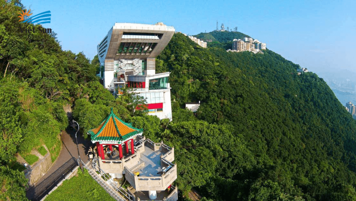 du lịch hongkong check in núi Thái Bình