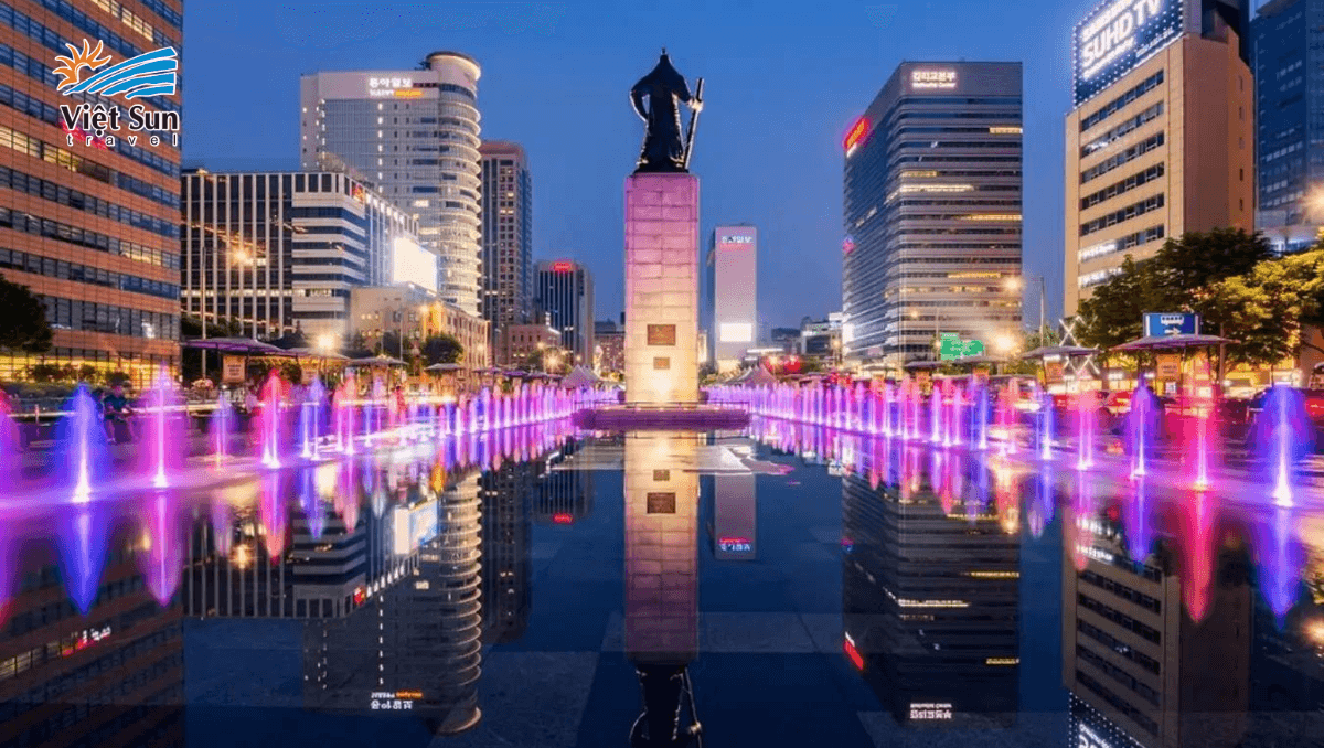Quảng trường Gwanghwamun Hàn Quốc
