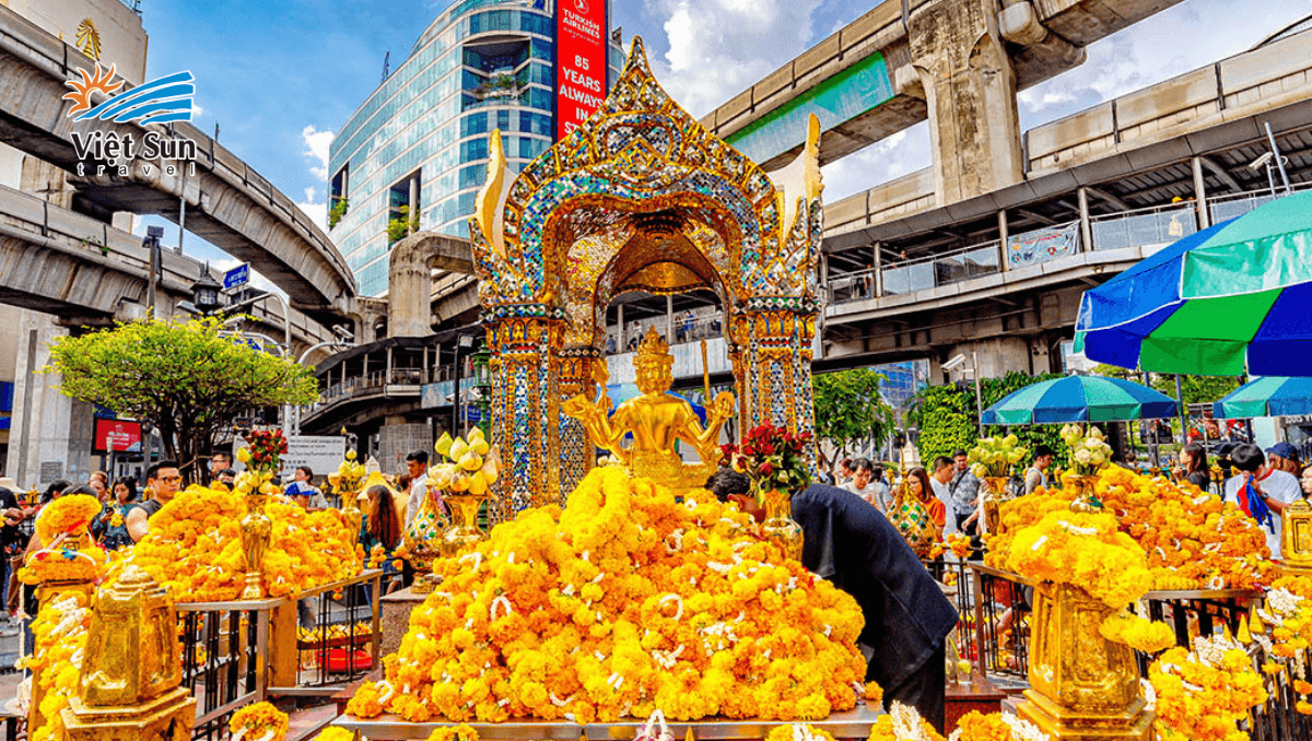 đền phật 4 mặt