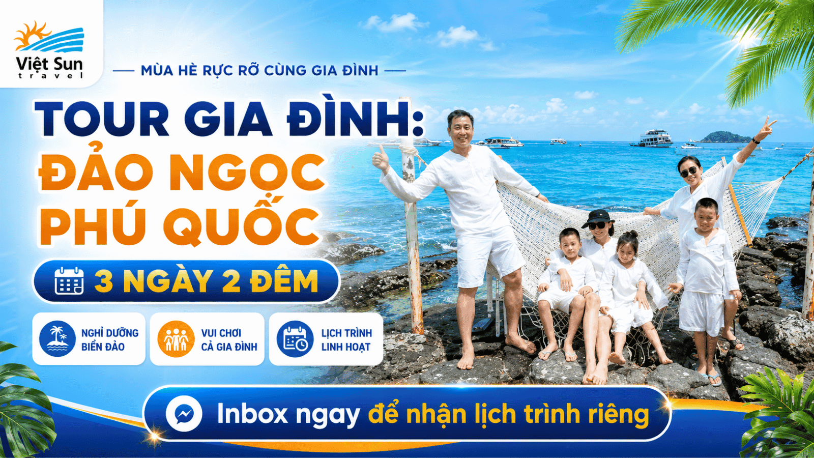 Tour Gia Đình: Đảo Ngọc Phú Quốc 3 ngày 2 đêm
