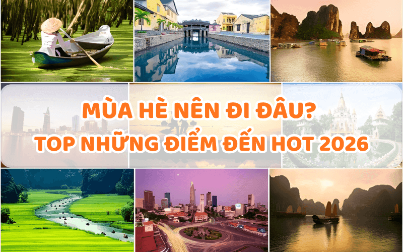 MÙA HÈ NÊN ĐI ĐÂU? TOP NHỮNG ĐIỂM ĐẾN HOT 2026