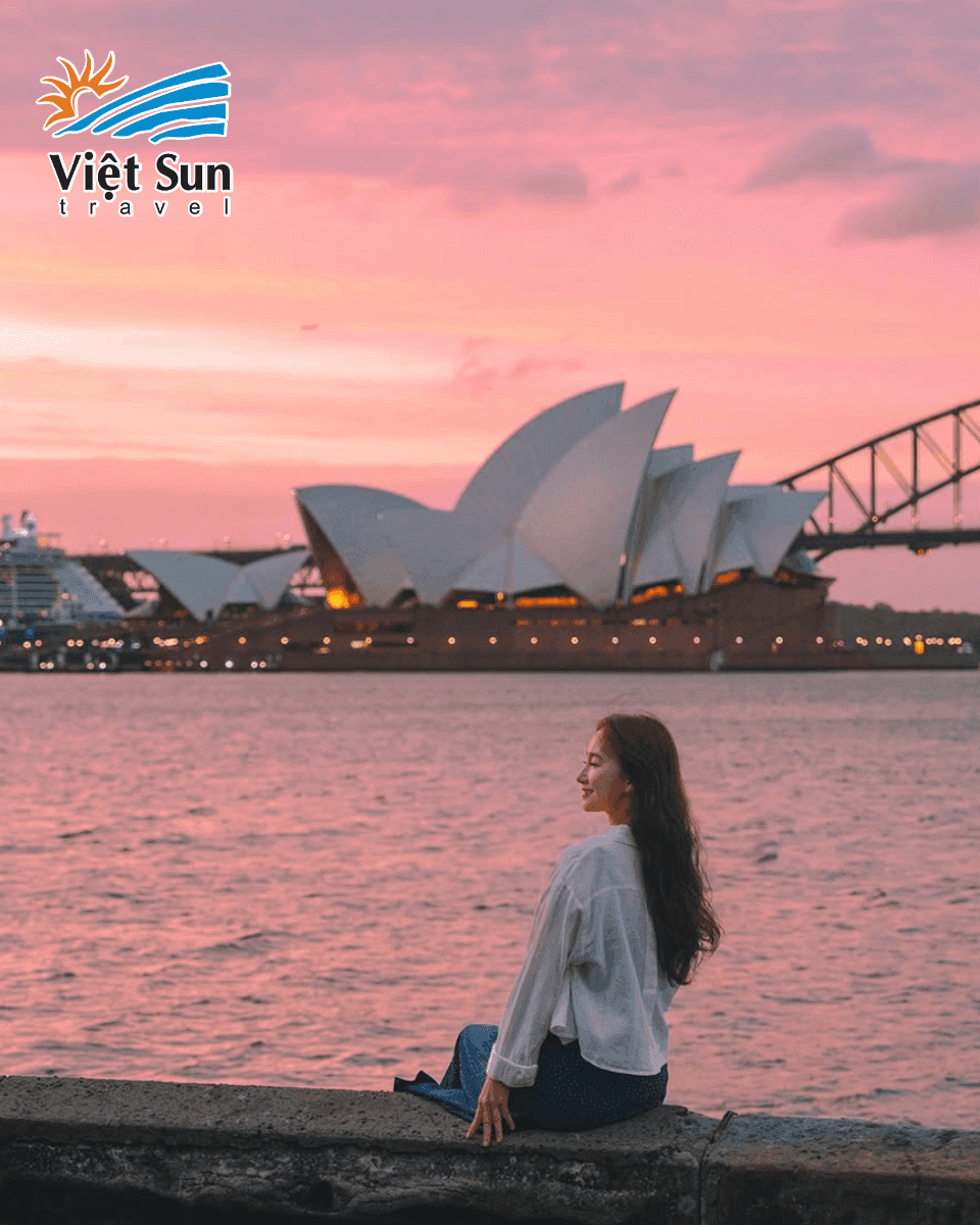 Check in Nhà hát con sò Opera Sydney nổi tiếng tại Úc