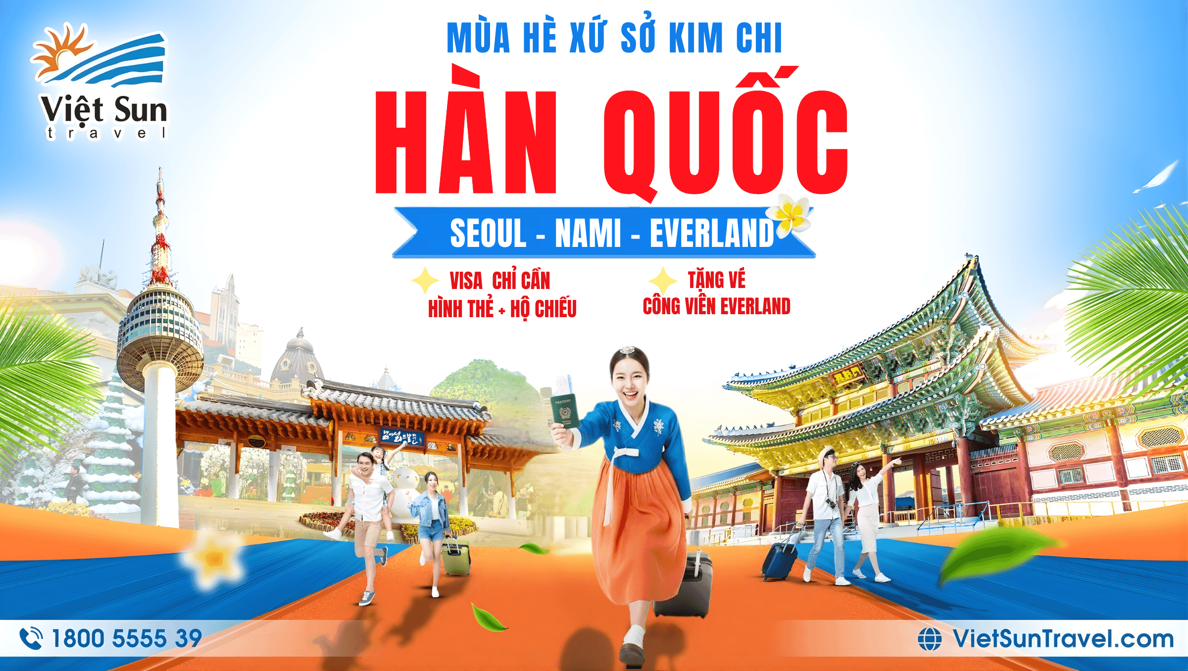 Du Lịch Hàn Quốc Mùa Hè 4N4Đ ( KH: 03/06/2026)